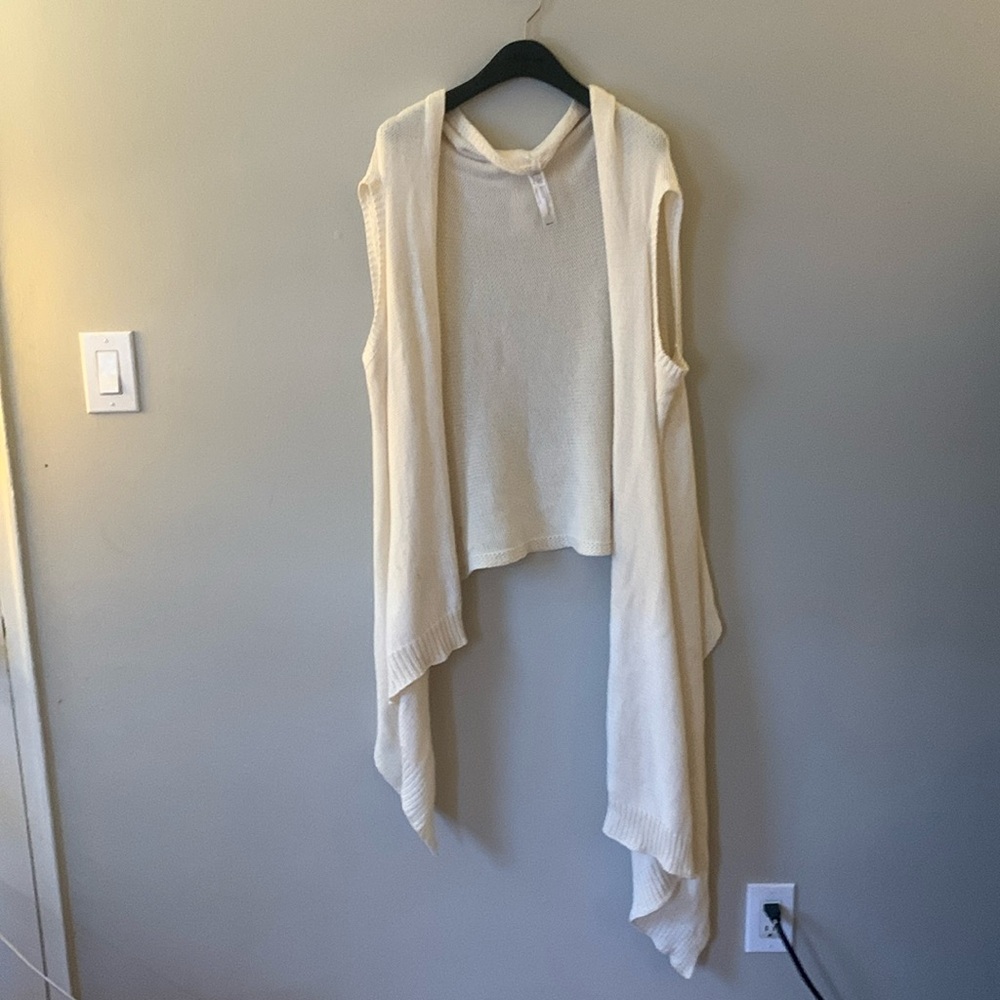 NWT Eileen Fisher Organic Cotton Sweater Vest